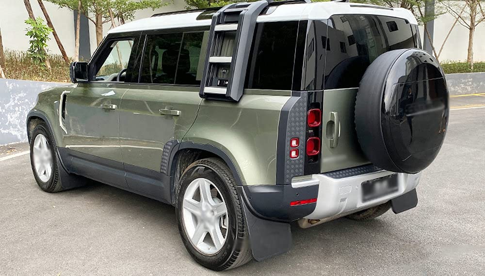 FTAPACCE ABS Spare Tire Cover For Land Rover Defender 90 110 130 – 2020-2025 Models, Santorini Black & Matt Black 7 thumbnail image