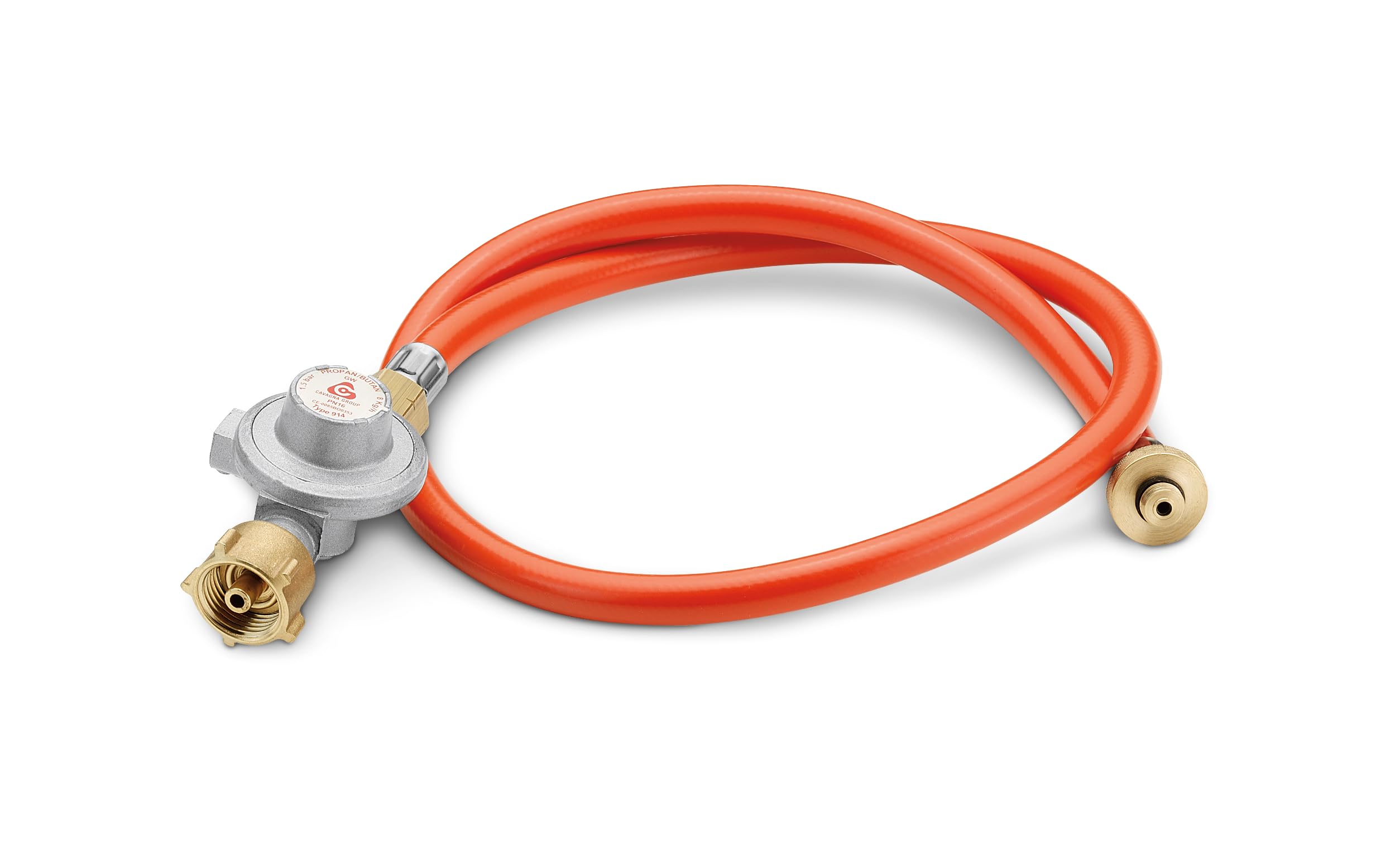Weber Adapter-Kit für Q100-1000, Go-Anywhere Gas und Performer Deluxe - ermöglicht Anschluss an Gasflasche (LPG) – Silber (8475)