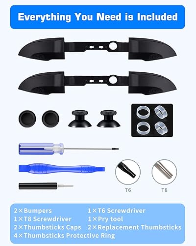 Miniatura 6 de Replacement Lb Rb Bumper Button for Xbox Series x Controller,Replacement Bumper & Thumbsticks for Xbox Series X Controller,LB RB Buttons & Joysticks