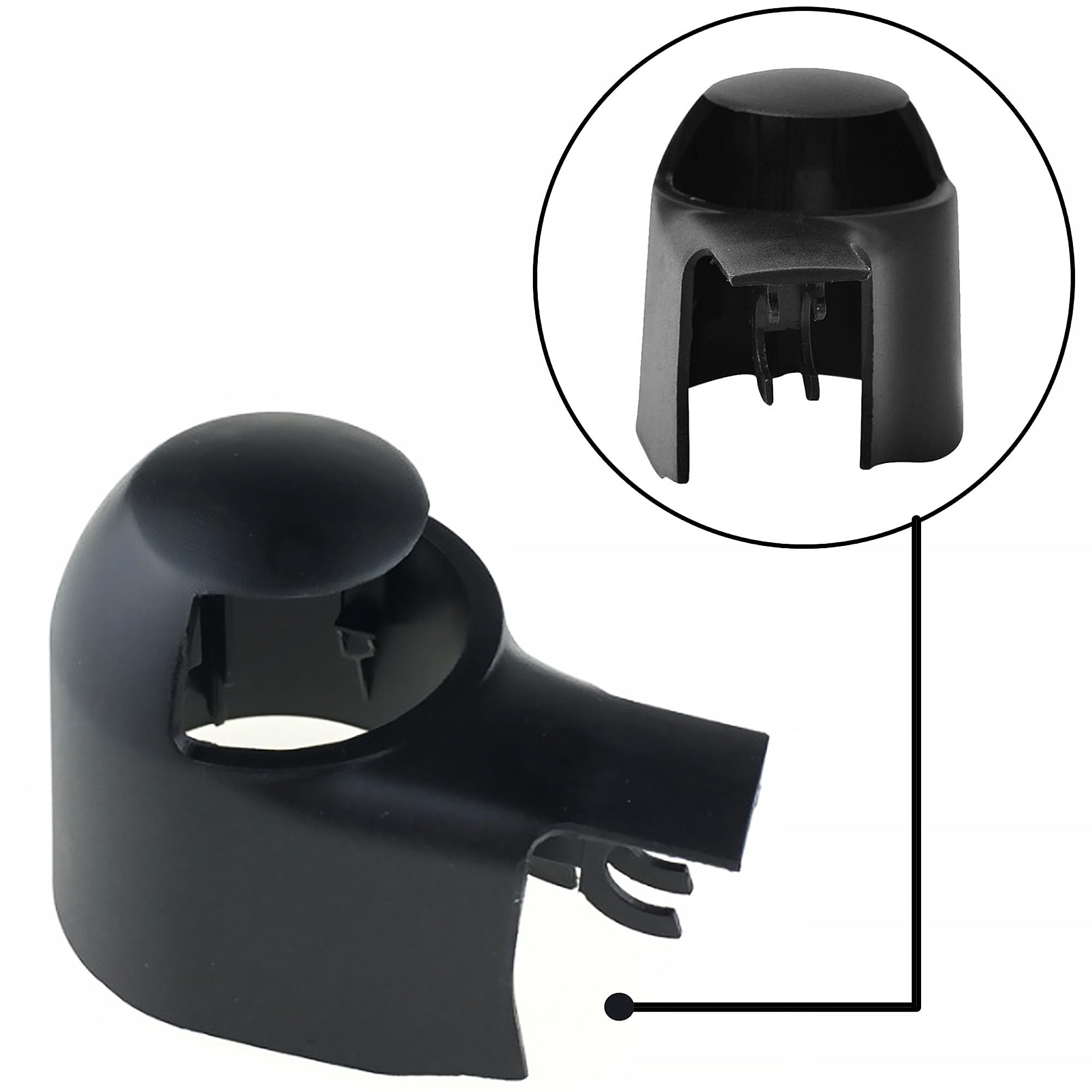 Nadstawka do wycieraczki, tylny wycieracz, tylna ręka wycieraczki Nut Osłona do Caddy, do Touran, do Golf 5, do Seat Leon, Skoda Fabia 6Q6955435D, 6Q6955435, 6Q6955435A, 6Q6955435B