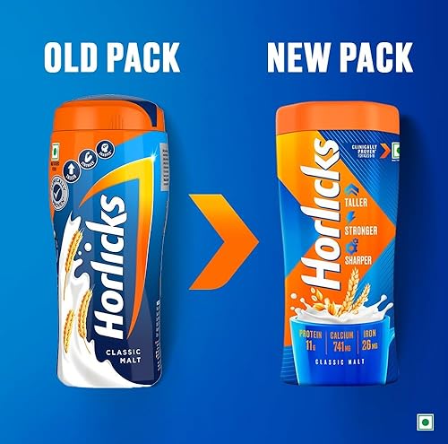 Miniatura 7 de Horlicks Original Classic Malt Plain, 17.64 oz