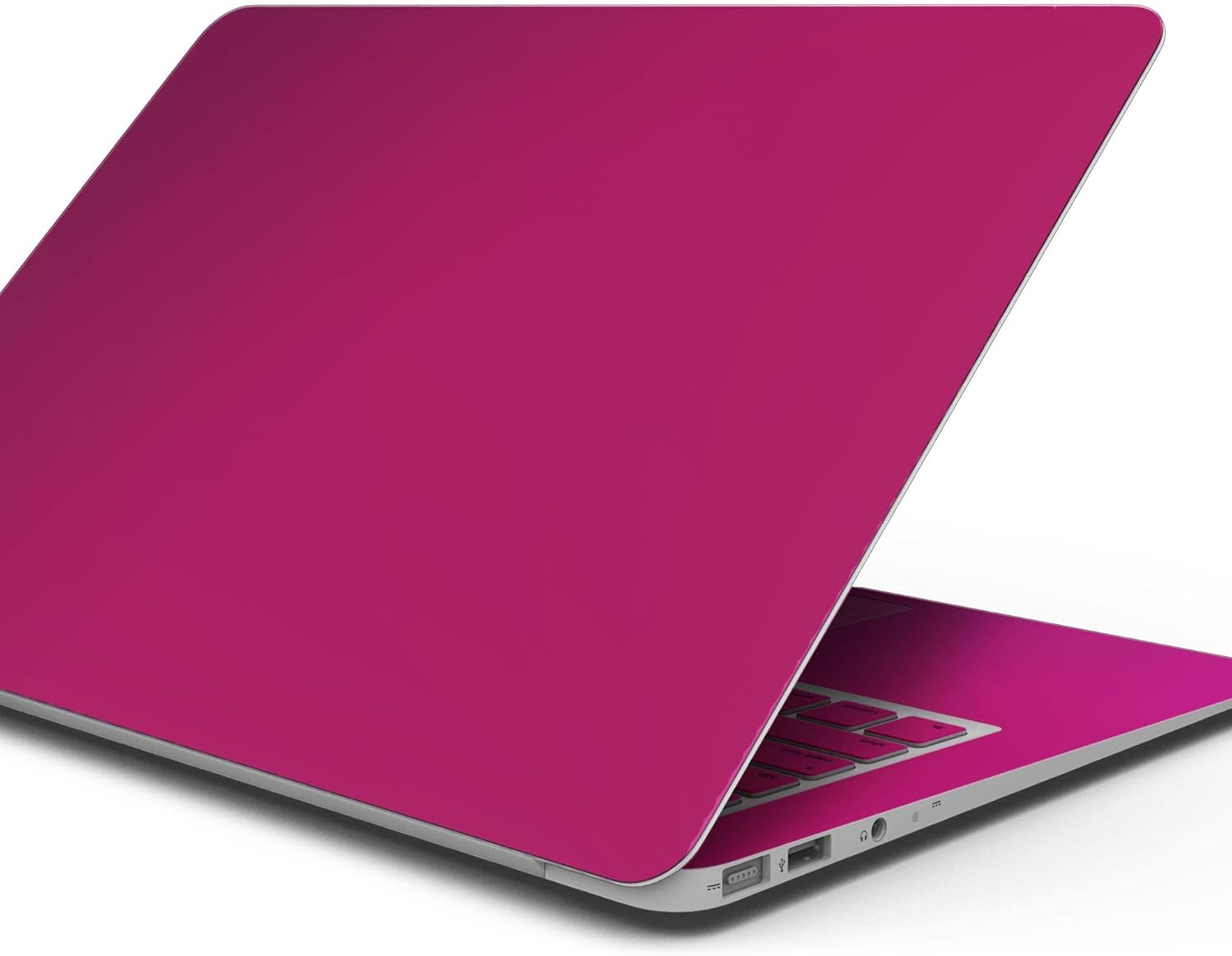 DesignSkinz - Solid Dark Pink V2 - Full-Body Wrap Protective Decal Skin Kit Compatible with MacBook 13" Pro M1 (A2338)