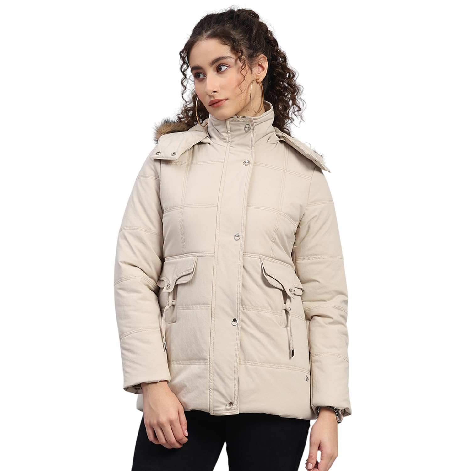monte carlo Womens Regular Fit Solid Pattern Zipper Closure Full Sleeve Winter Jacket | Women Winter Jacket | Stylish Zipper Jacket | Casual Winter Wear For Women's(Pack of 1)-picture-48