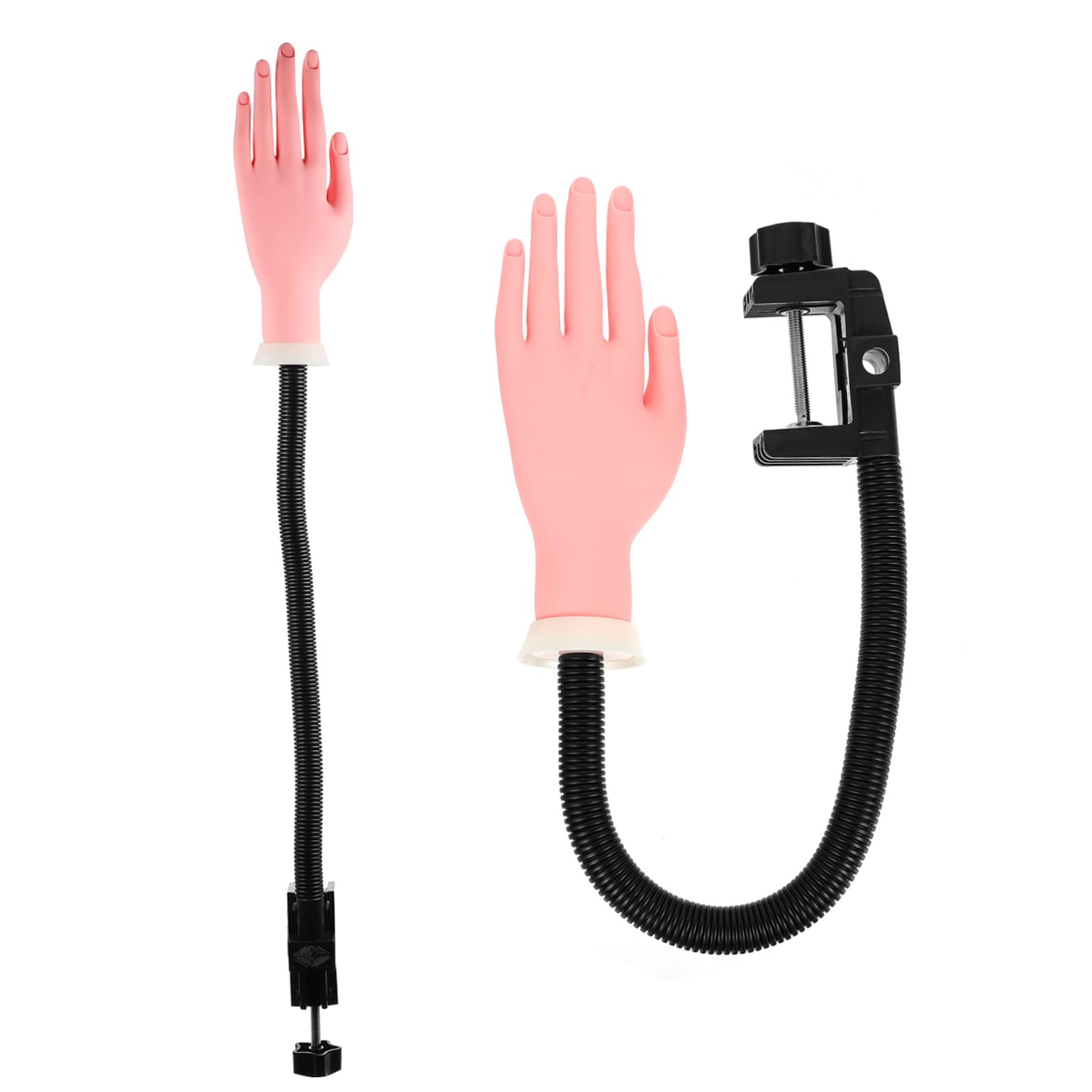 Mano Entrenamiento Flexible de Plástico Práctica de Uñas para Arte Modelo Simulación Anatómica Adecuado para Manicura Profesional