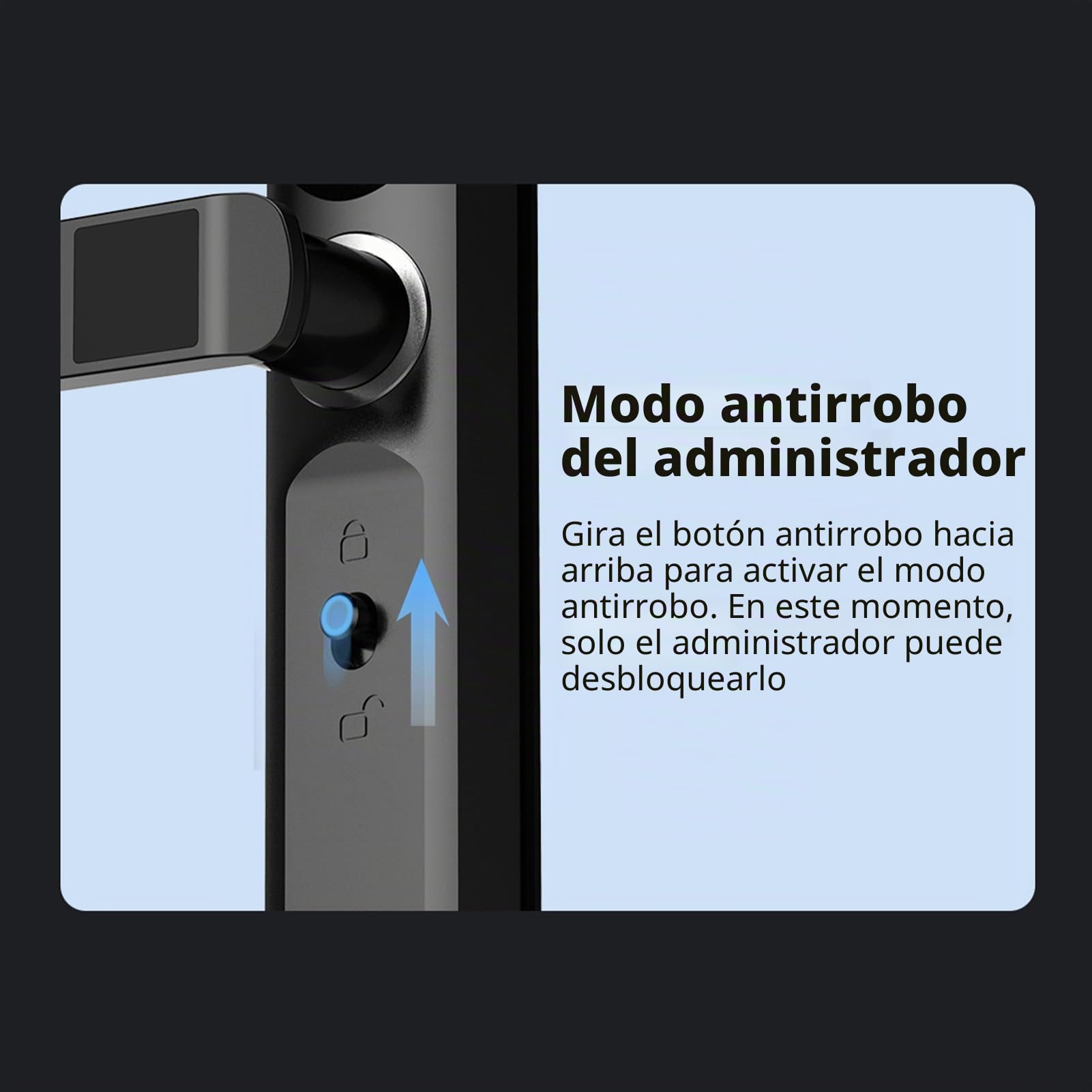 Cryfokt Cerradura Inteligente para Exteriores, Huella Digital, Contraseña, Tarjeta, Llave, WiFi, Cerradura con Cerrojo para Seguridad de Puerta Principal, con de Alerta, Control de (BLACK)