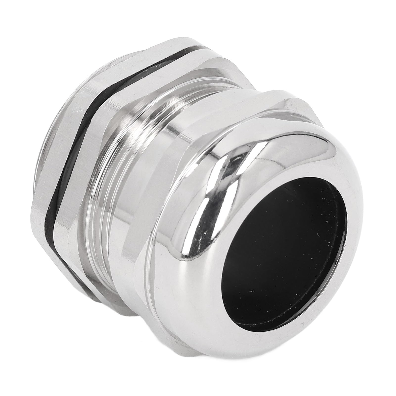 IP68 Waterproof Cable Gland Nickel Plated Brass Cord Grip with M37 Thread, Suitable for Electrical Boxes Outdoor Lighting & Enclosures - Image 3