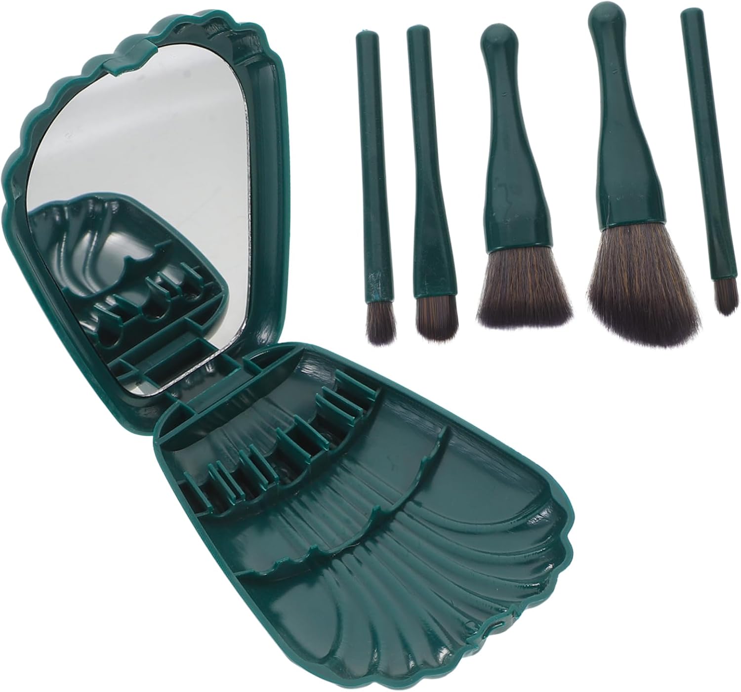 Mipcase Mini Travel Make-up Kwasten Set 5 Stuks Oogschaduw Kwasten Set Handvat Voor Meisjes Draagbare Cosmetica Kwasten Kit Applicator