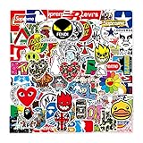 ELVONS101 Chaopai Logo Sticker Trolley Case Water Cup Car Scooter Motorcycle Graffiti Sticker