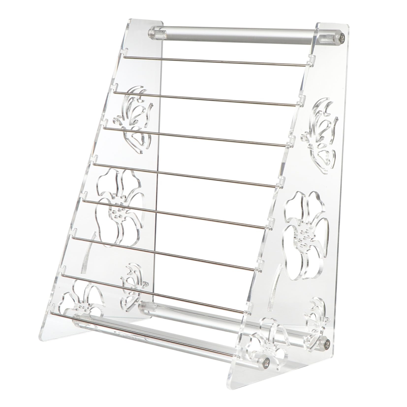 TOYANDONA Organizer da Esposizione Gioielli in Acrilico Trasparente Supporto Multiuso per Catenine Collane e Perle Stand Compatto per Creatori e Rivenditori