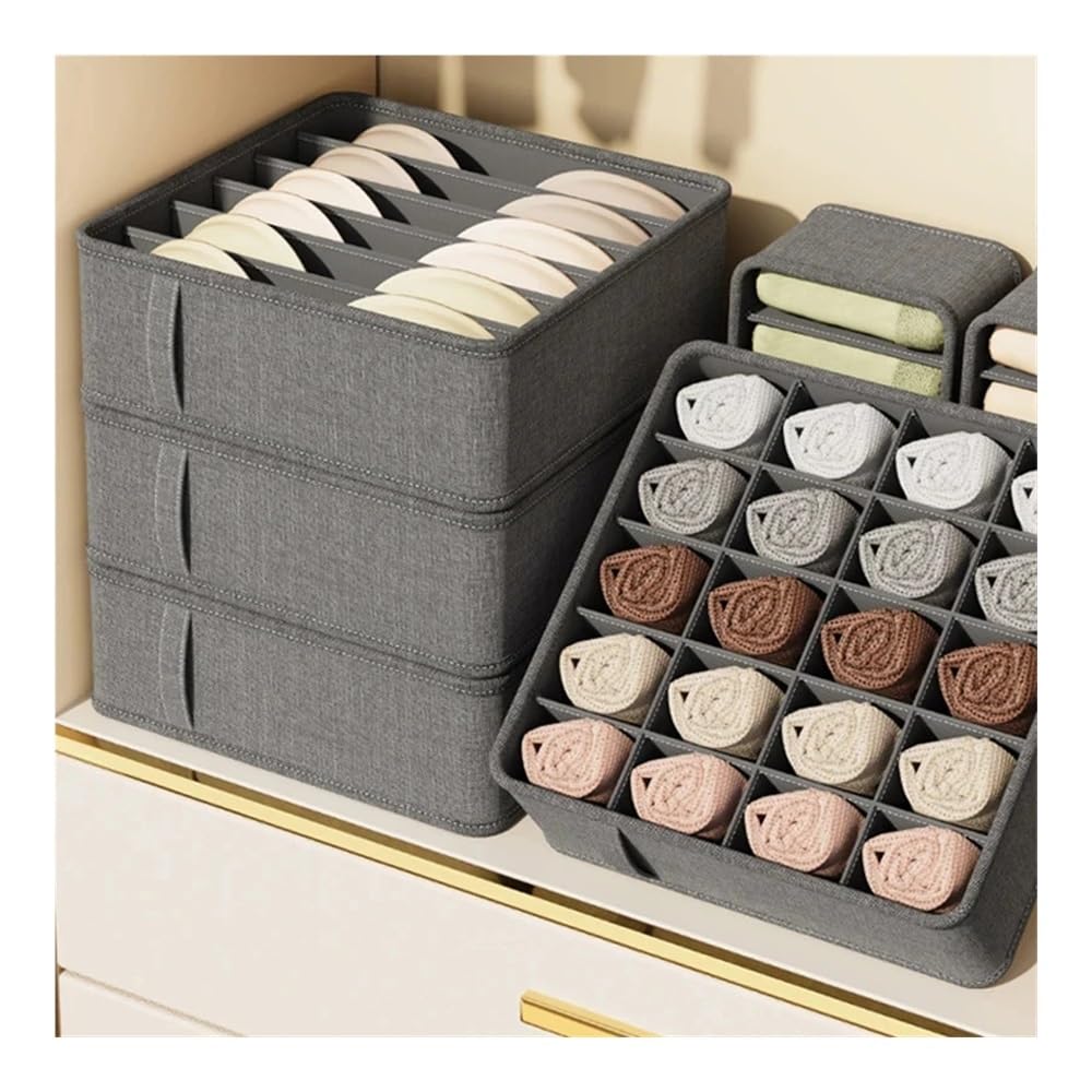 Griglie Catione PP Calzino Pantaloni Semplicità Organizzatori di Armadietti e Cassetti Caselle di Ordinamento Casa Scatola Organizzatore Storage Box (7 Griglie (5 pezzi)