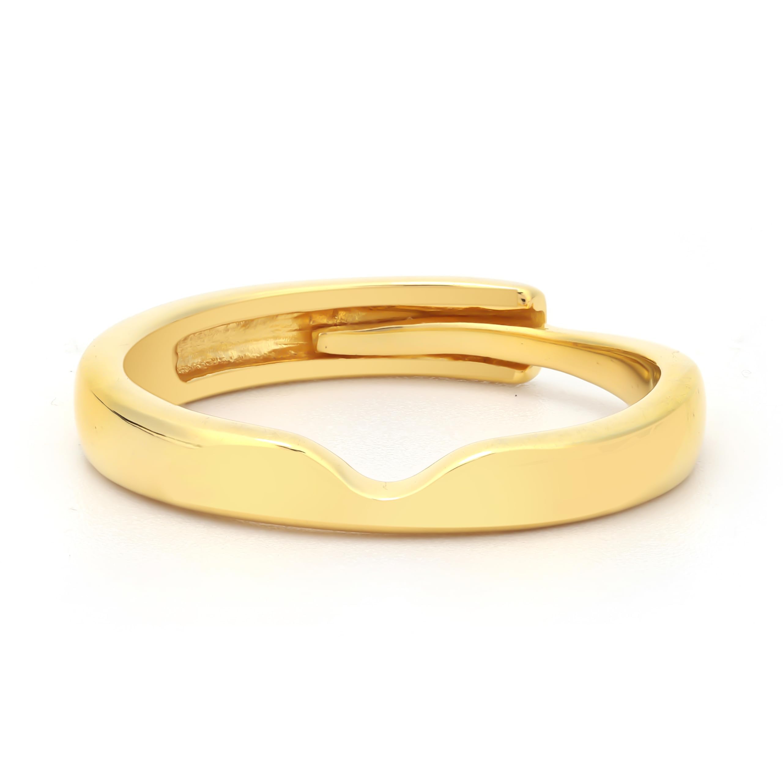 925 Sterling Silver Men's Classic Adjustable Band Ring | Silver Ring for Men Pure Silver 925-image-26
