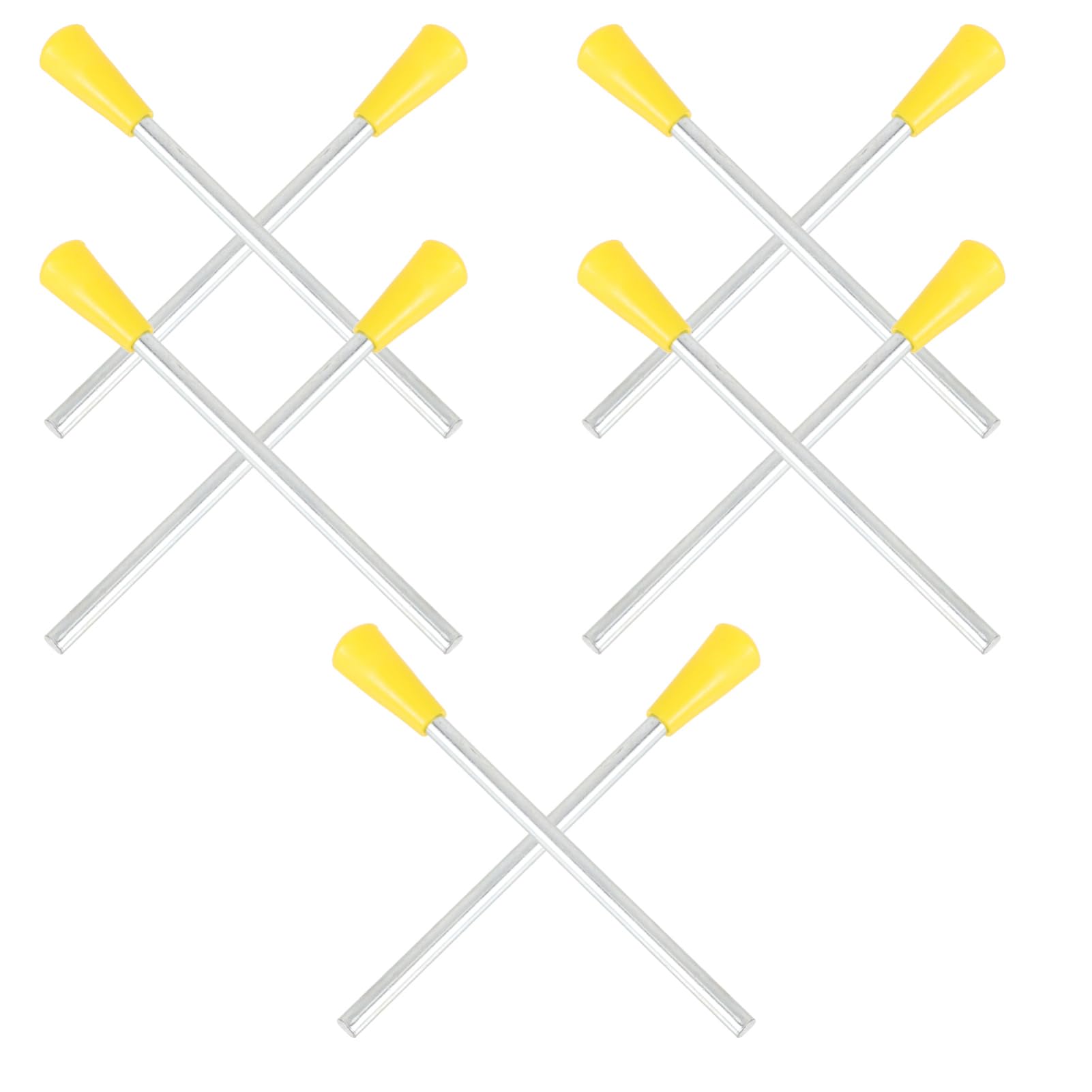 ifundom 10pcs Triangle Iron Percussion Sticks Percussion Mallet Percussion Triangle Musical Instrument Beaters Musical Triangle Striker Toys Child Iron Parts Puzzle Plastic