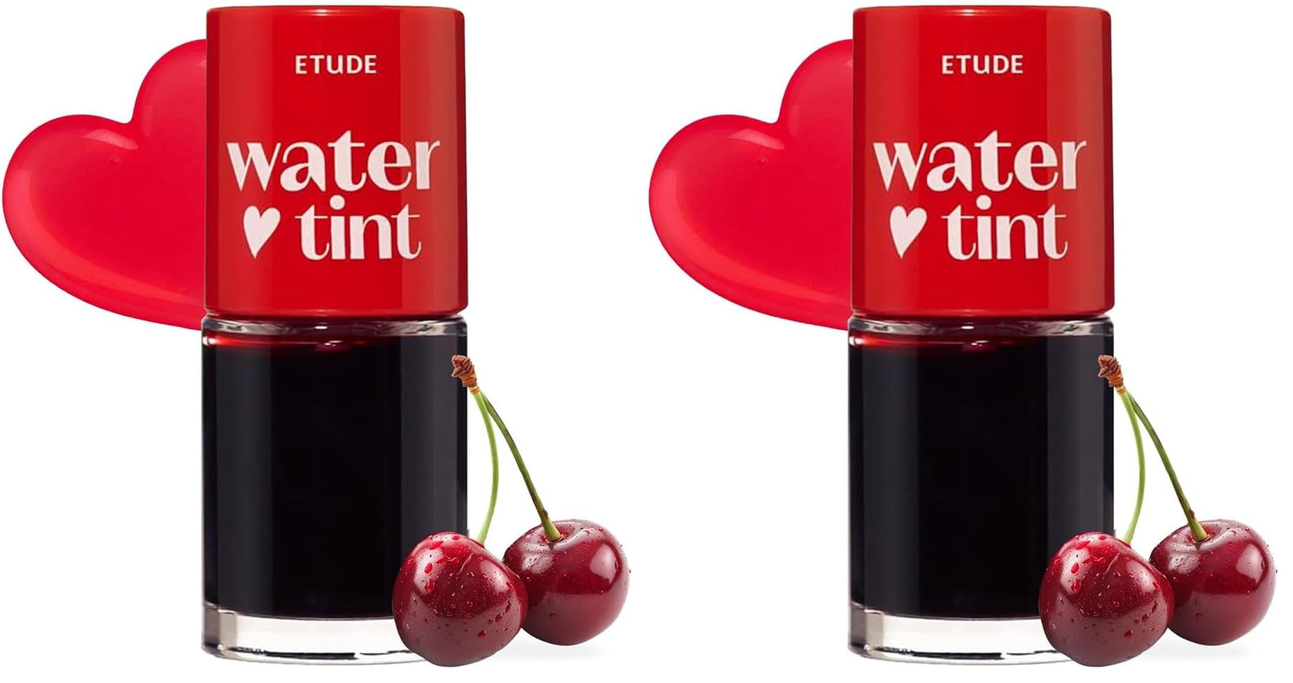 ETUDE Dear Darling Water Gel Luminous Lip & Cheek Tint| Long Lasting, Waterproof, Smudgeproof |Korean Makeup|Shade-02,Cherry-9Gm (Pack of 2)-image-34
