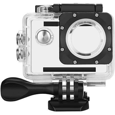 Amazon Co Jp Vemico 防水ケース アクションカメラ用 ハウジングケース Akaso Ek5000 Ek7000 Dbpower X1 Lightdow Ld4000 Campark 4k Wimius Q1 Q2 Sj4000 Muson Apeman Sjcam 適用防曇インサート クリア 家電 カメラ