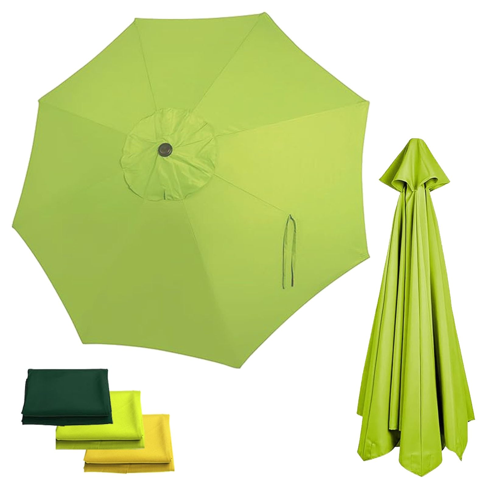Parasol tarasowy, zapasowy baldachim, odporny na promieniowanie UV, pokrowiec na 2 m / 2,7 m, parasole 6/8 żeber, idealny na plażę, taras, balkon, do ogrodu na zewnątrz