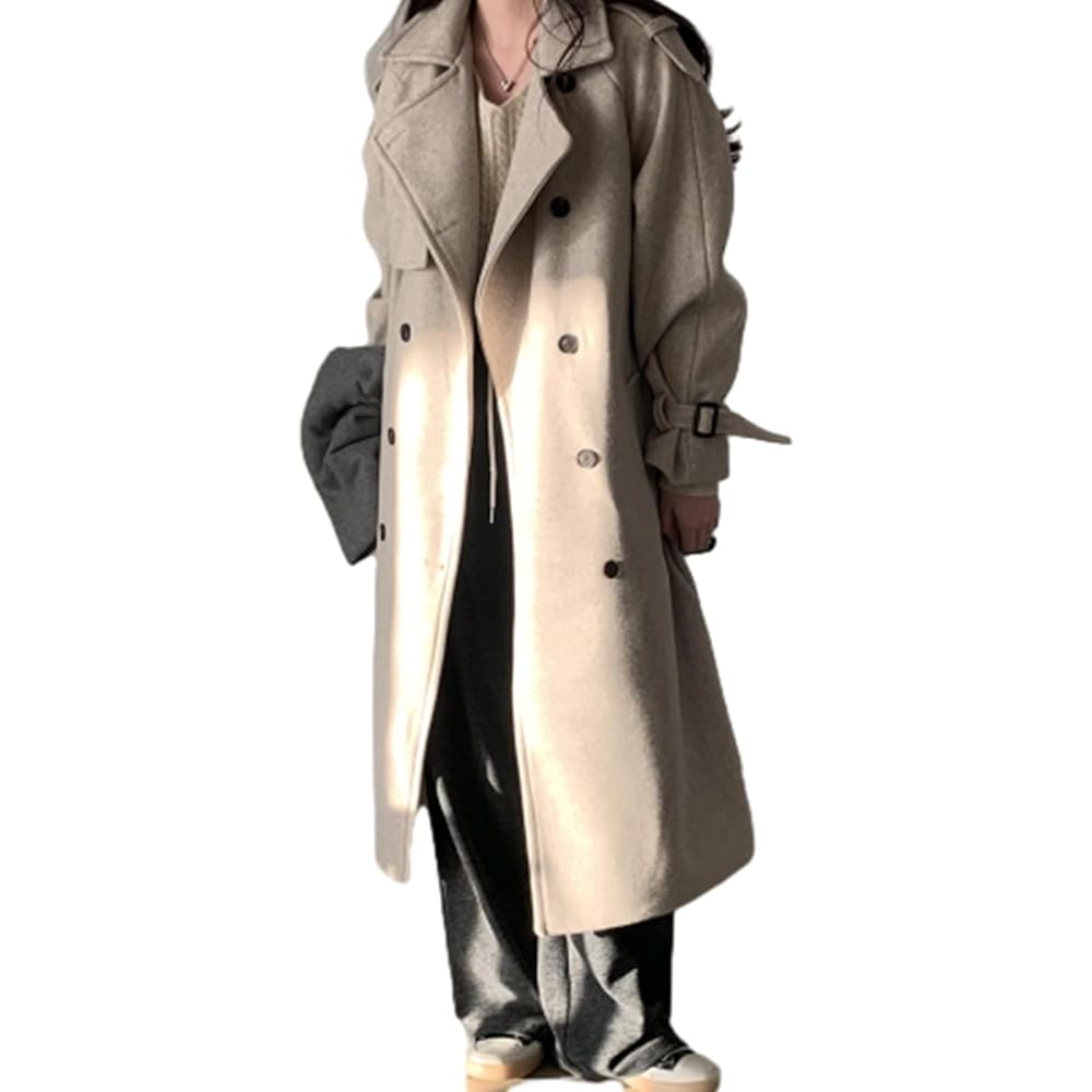 Amazon | [CCGGOWMM] ロングコート レディース チェスターコート  