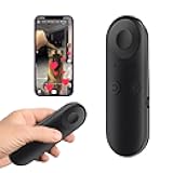 TikTok Scrolling Ring-Remote Control for TikTok with Air Mouse Control, Page Turner for iPad iPhone, Bluetooth Camera Video Recording Remote, for iPhone, iPad, iOS, Android Users, Black