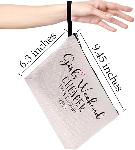 Miniatura 3 de Hanamiya Na Bolsas de fin de semana para mujer, bolsa de cosméticos, Beige