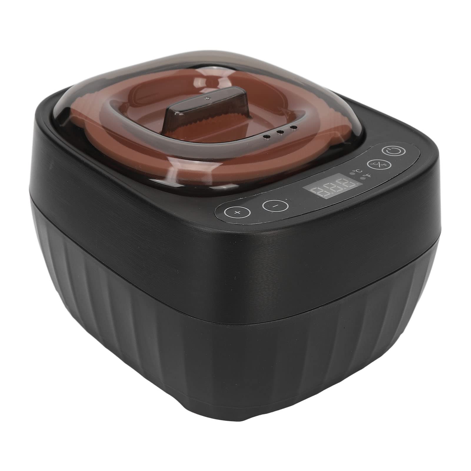 Calentador de Cera para Depilación Máquina de Calentador de Cera Dura con Olla Interna de Silicona Máquina de Fusión de Cera para el Hogar y el Salón (negro)