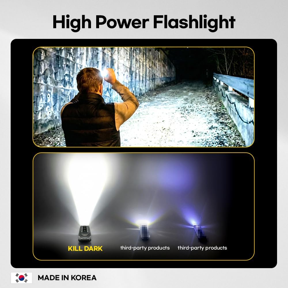 [KILL DARK] 3in1 Safety LED & Electronic Whistle