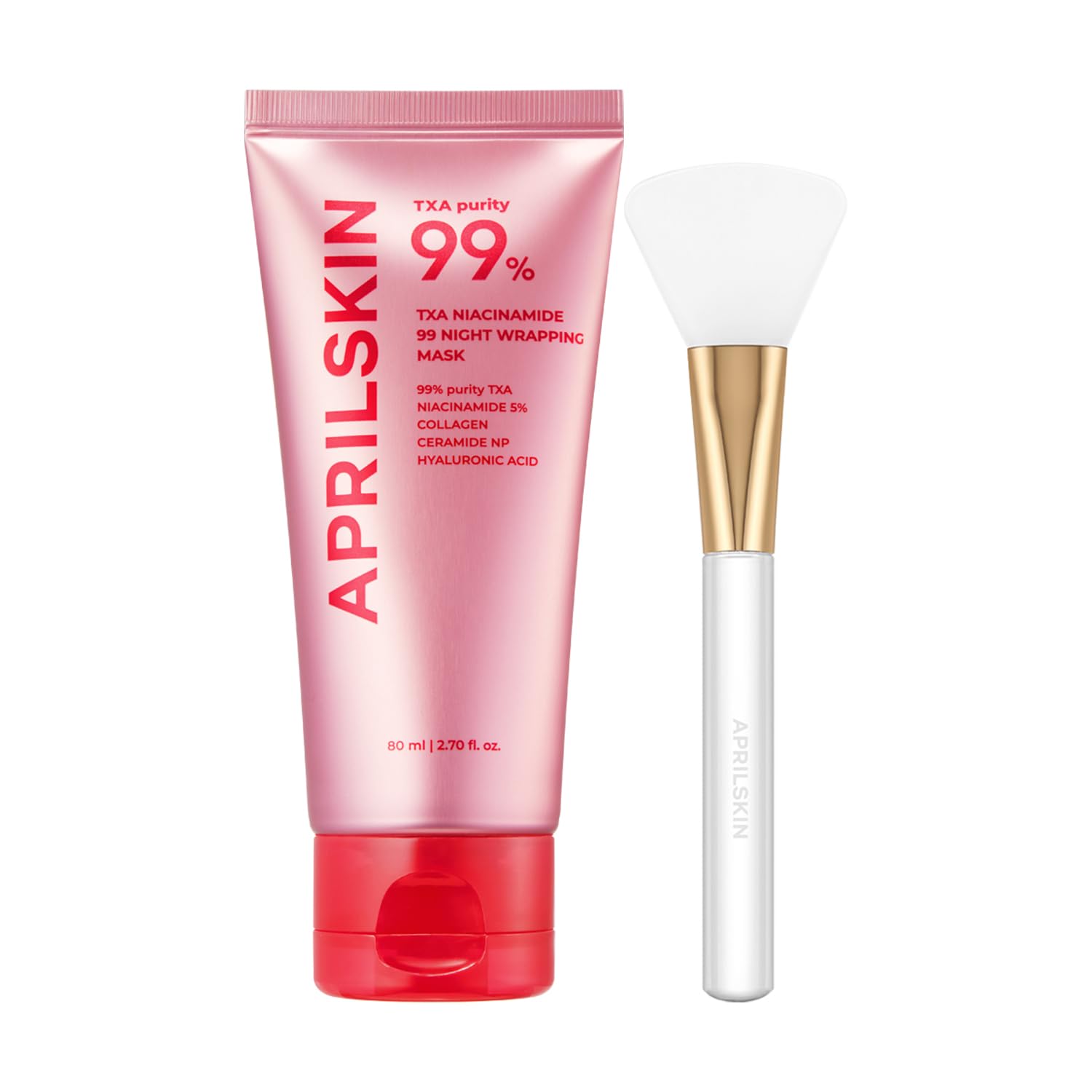 Amazon.com : APRILSKIN TXA Wrapping Mask with Jelly Brush: TXA