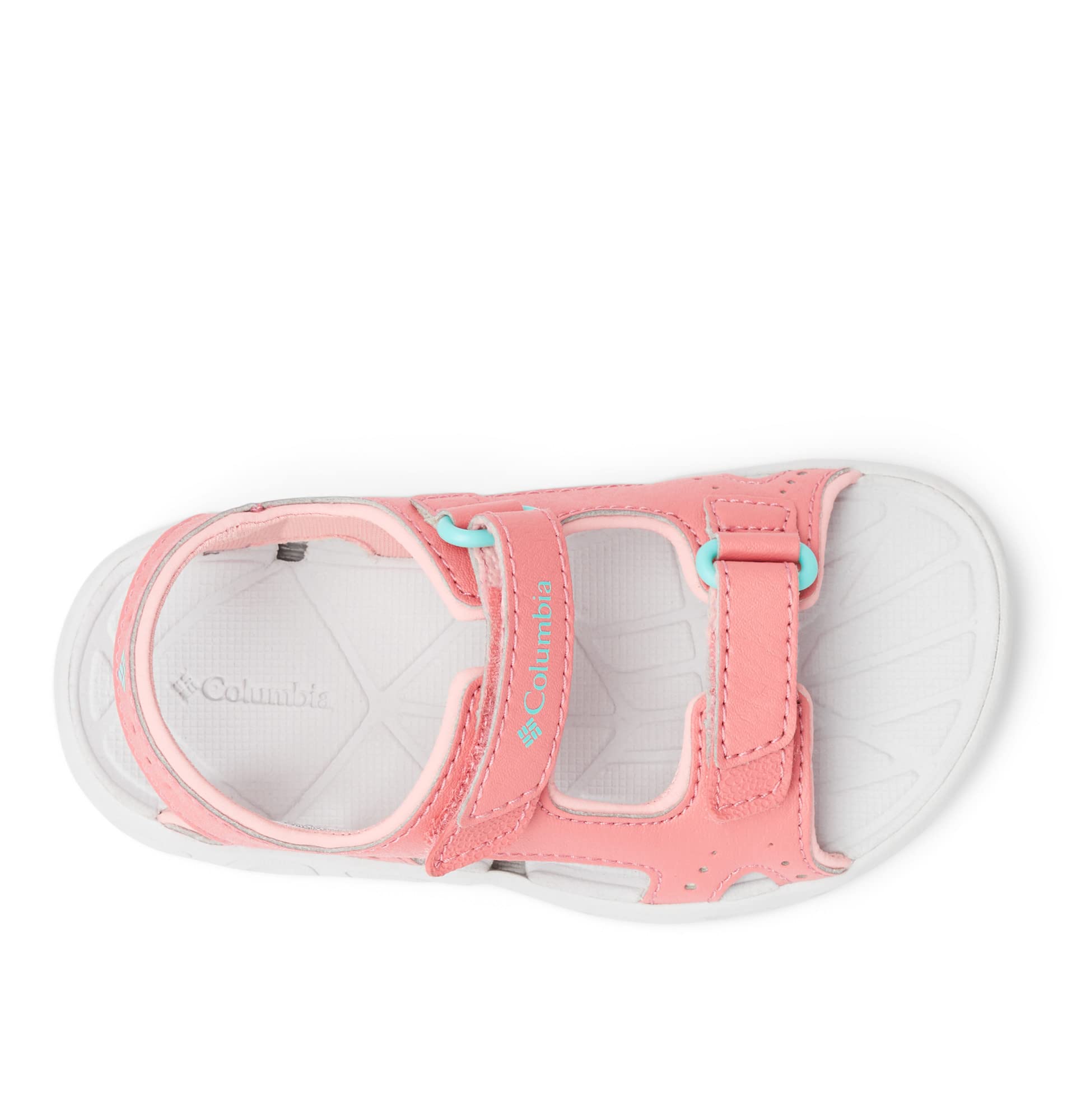 Columbia Childrens Techsun Vent Sandales De Randonnée Et Trekking pour Mixte enfant, Rouge (Wild Salmon x Dolphin), 25 EU