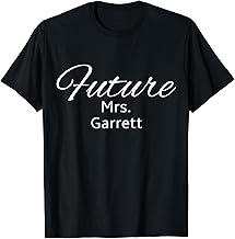 Mrs. GARRETT personalized engagment announcment T-Shirt