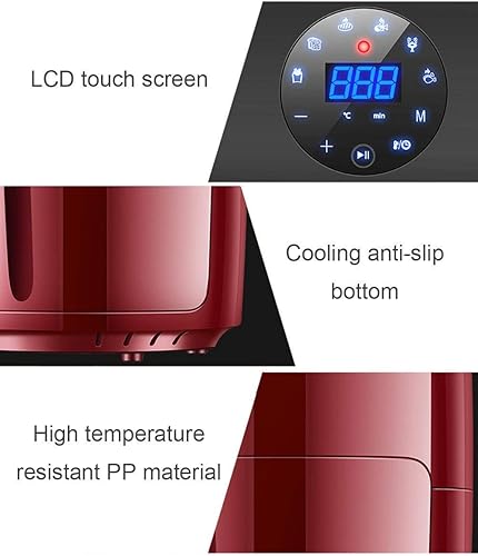Miniatura 2 de Freidora de aire de 3.2 L, freidora de aire eléctrica sin aceite para cocinar saludable y baja en grasa con control de temperatura ajustable y