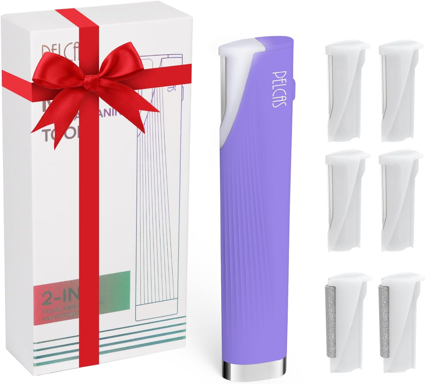 Amazon.com: PELCAS Electric Dermaplaning Tool with LED Light, Mini Face ...