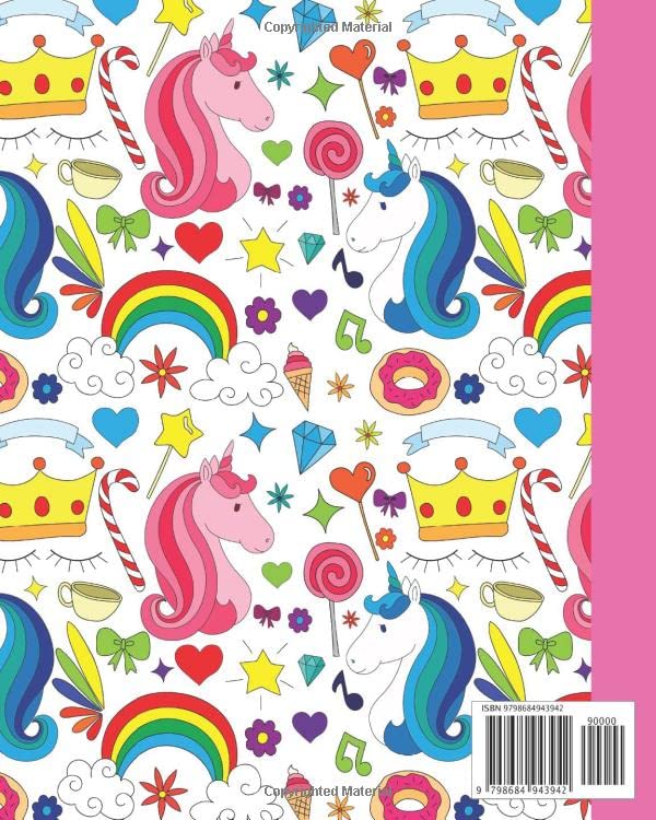 Primary Composition Book: Unicorn Gifts: Primary Composition Notebook Dotted Midline and Picture Space Present for K-2 Grade Students image 3