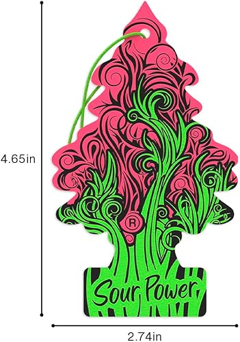 Miniatura 151 de Little Trees - Ambientador de árbol colgante que proporciona un aroma de larga duración para auto u hogar. Aroma Leather, 4 paquetes de 6