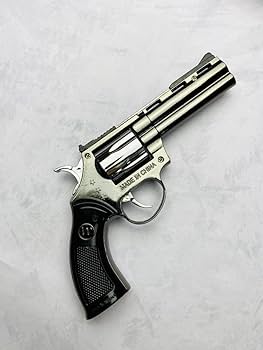 Amazon.co.jp: リボルバー型ターボライターガスライター拳銃型