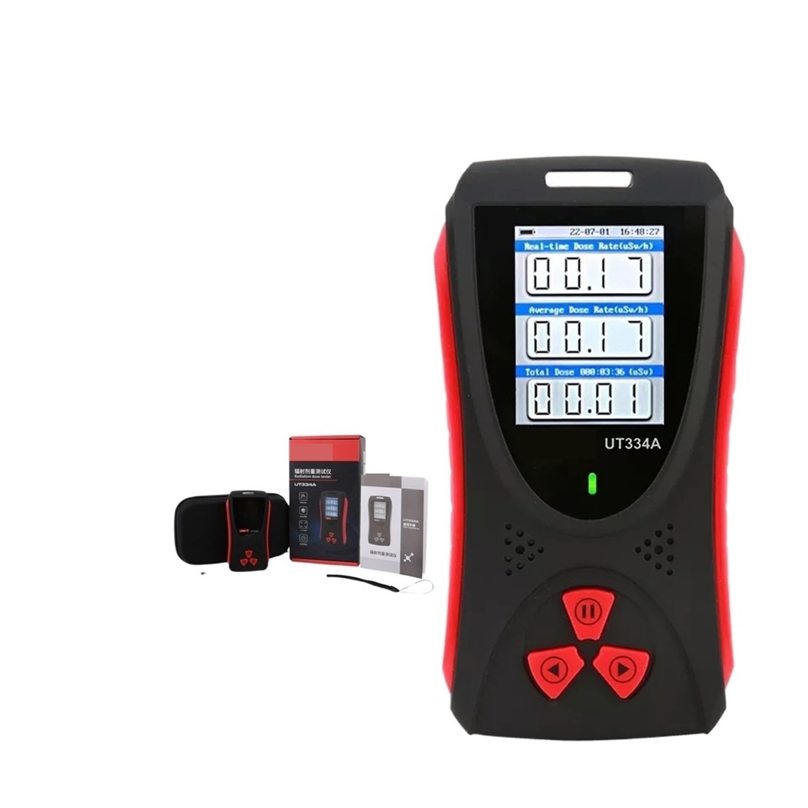 UT334A Contador Geiger Detector de radiación electromagnética Dosímetro personal Detección de rayos X Medidor EMF