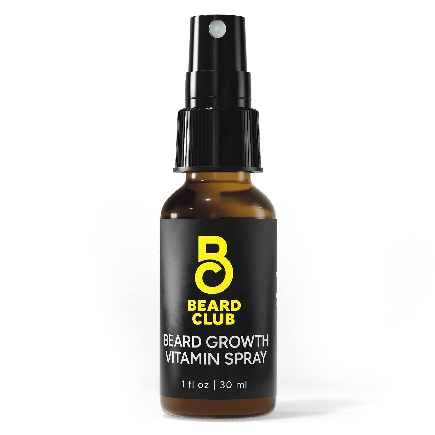 Beard Club Beard Growth Vitamin Spray - Natural Formula for Fuller, Thicker Facial Hair, Easy-to-Use, Nourishing & Soothing, Ideal for All Beard Types & Skin - Boost Your Beard