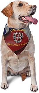 US Special Forces Insignia Triangle Dog Bandana Scarf Accessories for Pet Bibs