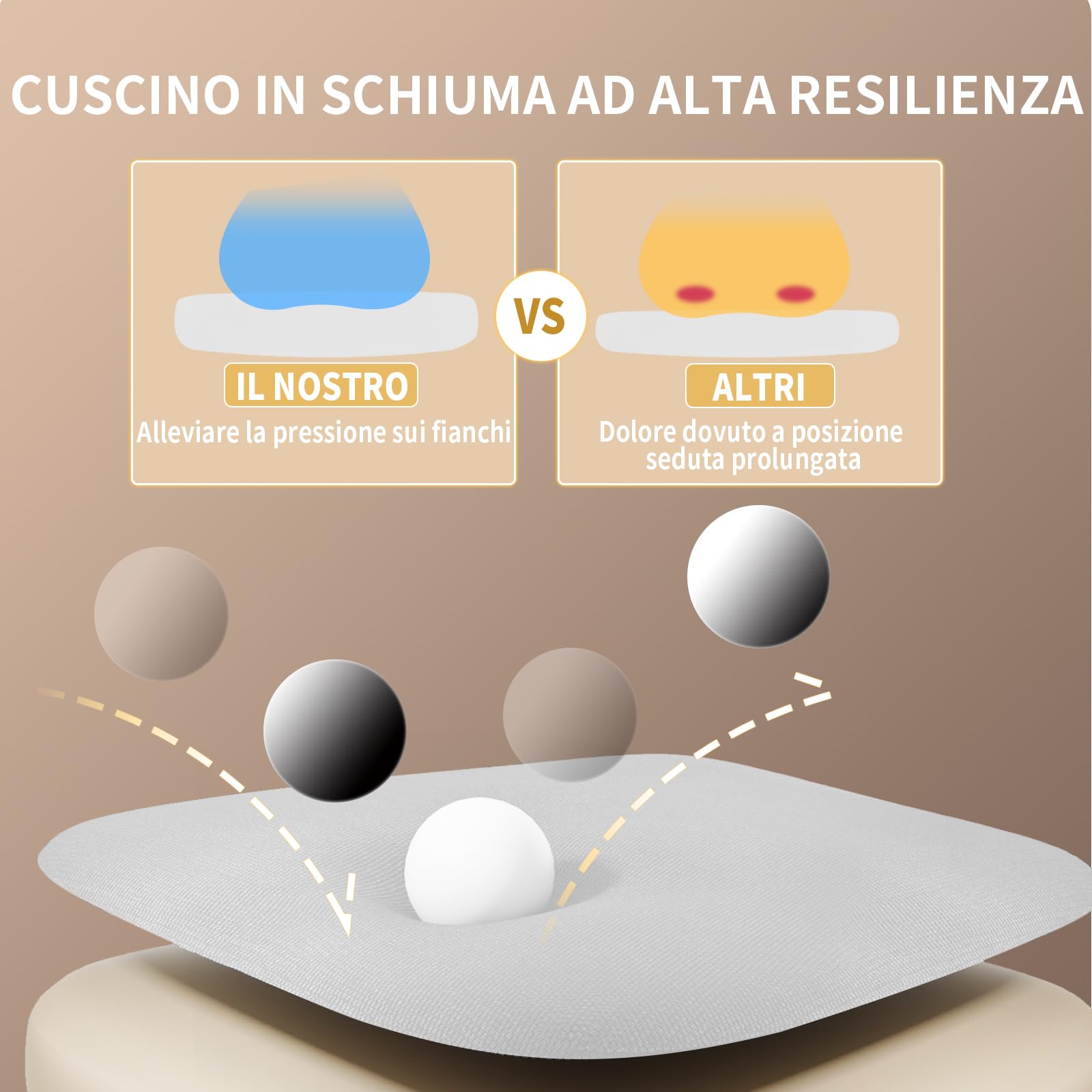 naspaluro Sedia da Ufficio Scrivania Ergonomica, Con Braccioli Pieghevoli, Altezza Regolabile, Seduta e Schienale in Rete Respirante, Girevole con Ruote, Funzione Oscillante Grigio