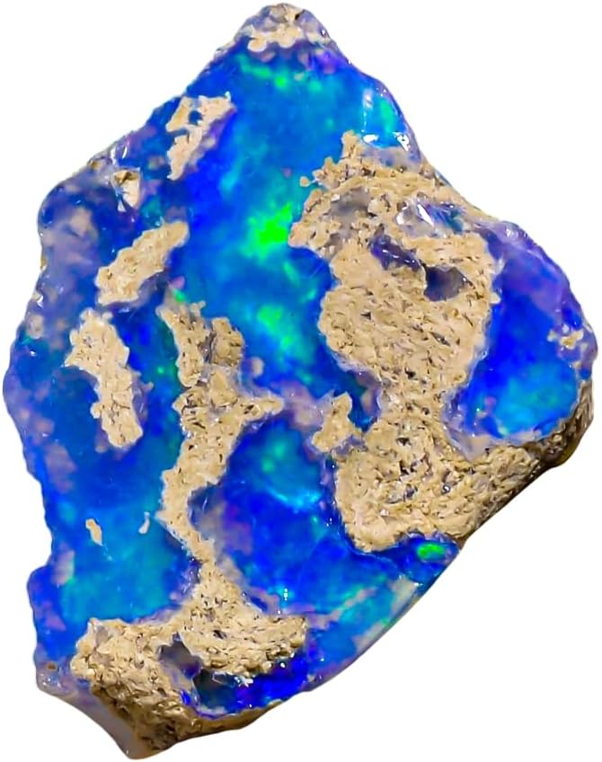AAAA+ Natural Ethiopian Welo Opal Rough Stone (2ct - 13ct Pcs) – Ultra Fire Striking Raw Crystal | Handpicked Opal Rock for Jewelry Making | October Birthstone Gemstone