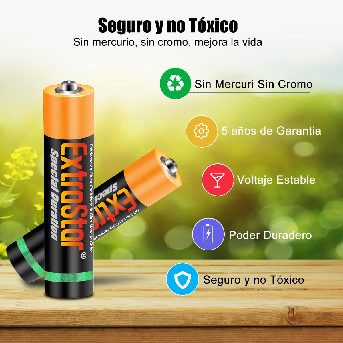 EXTRASTAR Alkaline-Batterien AA LR6 – 1,5 V, 2950 MAh, 24 Stück – Für Kameras, Spielzeug, Fernbedienungen