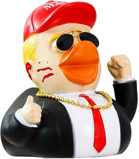 Donald Duck Car Decorations Rubber Duck Funny Car Accessories Donald Accessories (RED)