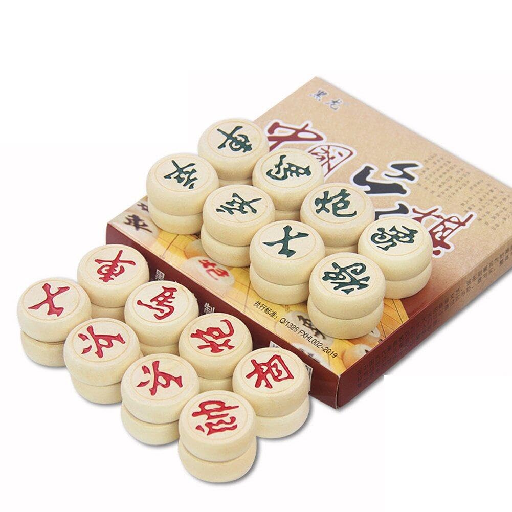 Jeu de Xiangqi chinois en bois pour animer vos soirées de jeu en famille