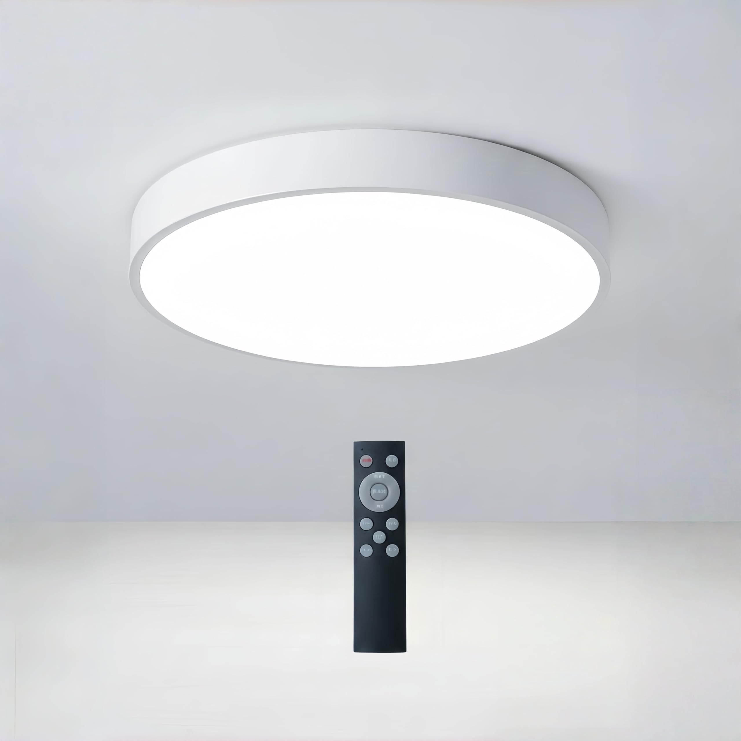 Amazon.co.jp : 森の集楽 LEDシーリングライト 4〜6畳 24W 2400lm 薄型