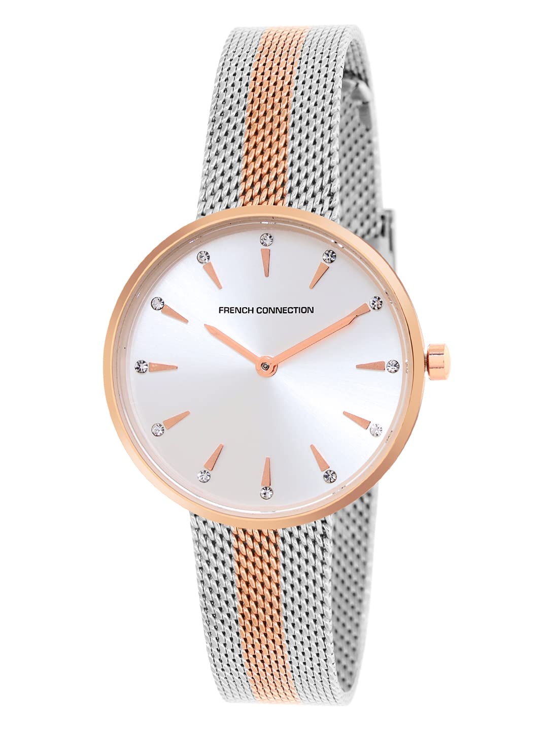 French Connection Analog Silver Dial Womens Watch-FCL22-E (B0BGJ7JTVV) Amazon Price History, Amazon Price Tracker