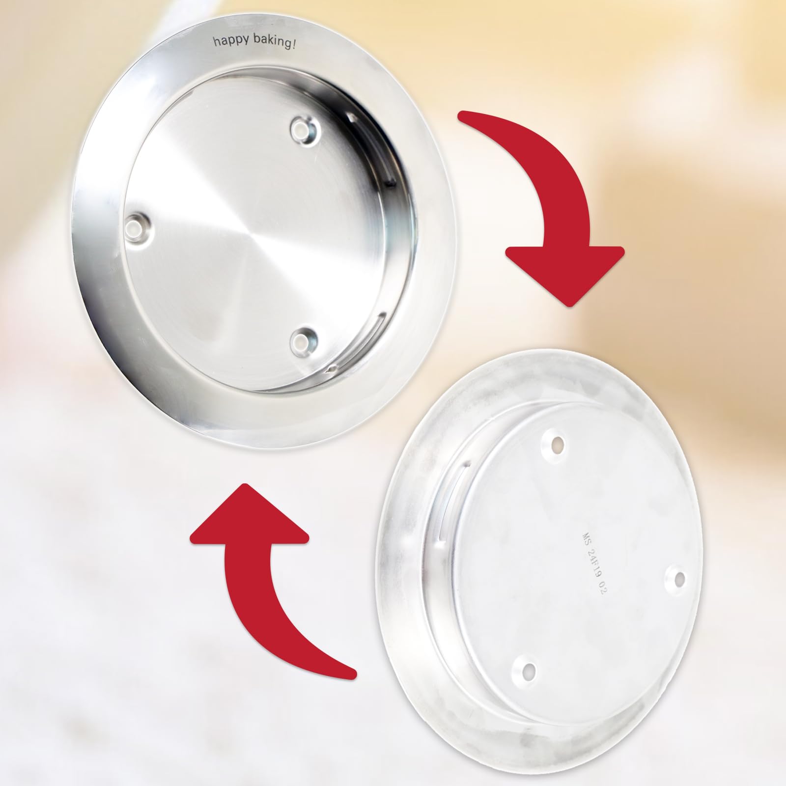 SPARES2GO Set di prese per ciotola + ghiere per Kenwood robot da cucina KMIX KMX75 KMX750 KMX754 KMX760 KMX761 KMX770 (4 alette)