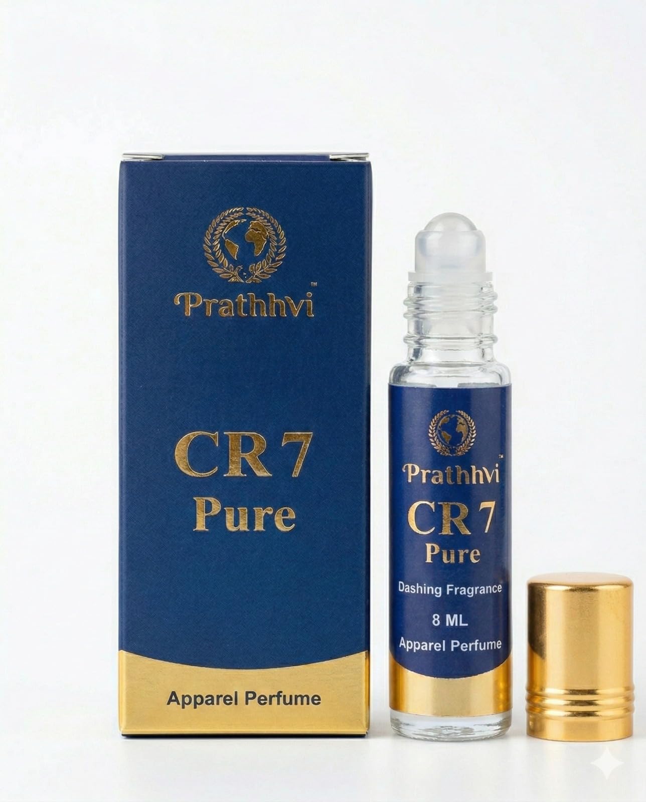 Attar Roll-On Perfume Oil for Men & Women | Long Lasting Rich Fragrance | Non Alcoholic Body Perfume | Pocket Size Travel Friendly Roll On | Daily Wear Scent | 8 ml (CR7, Pack of 1)-image-37