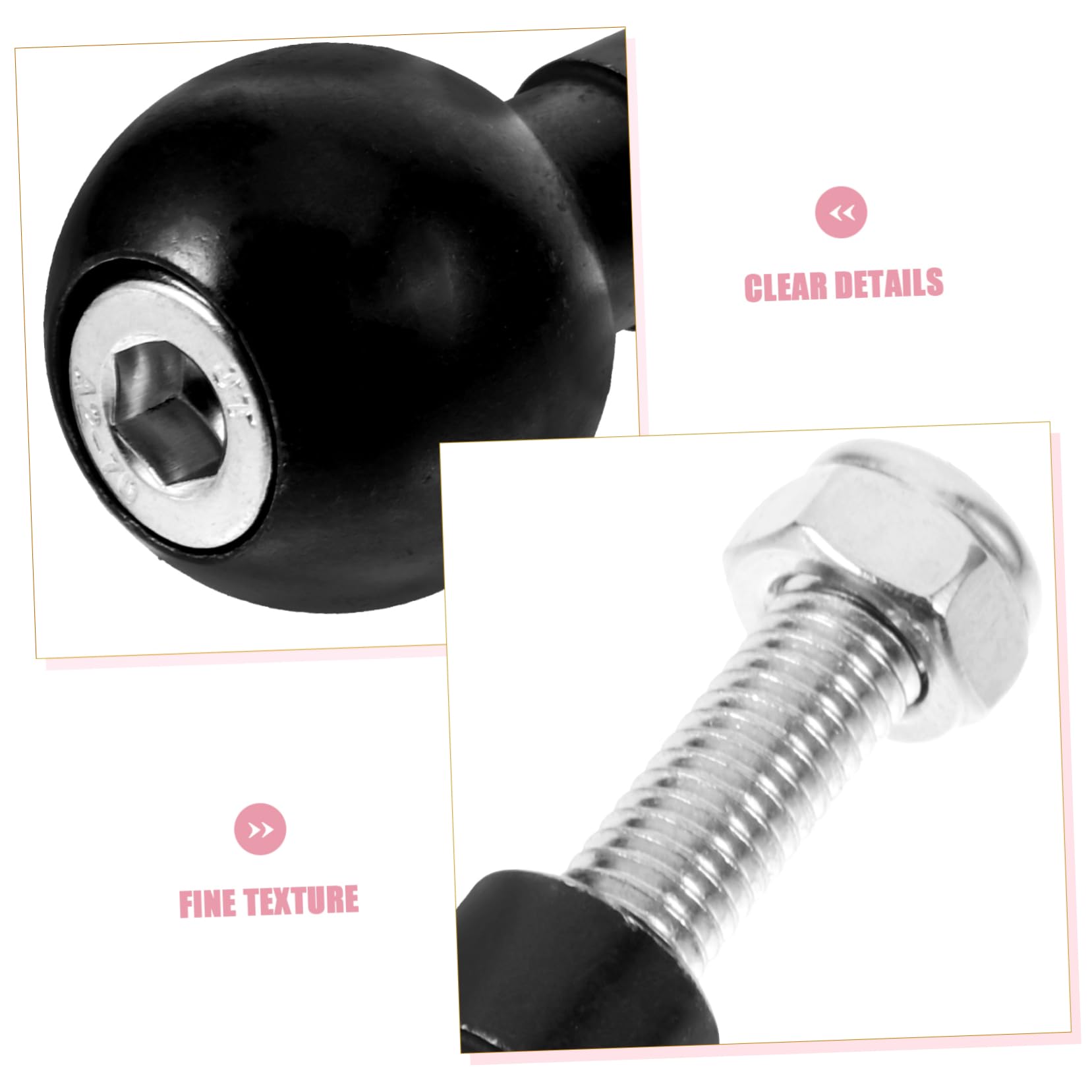 SOLUSTRE 5pièces Support De Smartphone Pour Guidon De Avec Base à Boule Fixe Pour Navigation Et Photos