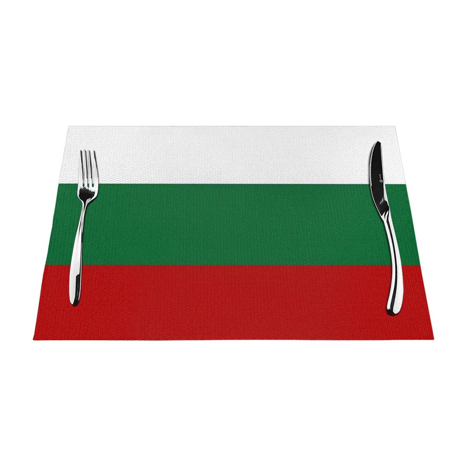 Sets de table en vinyle tissé antidérapants pour stopper les plats qui glissent et protèger