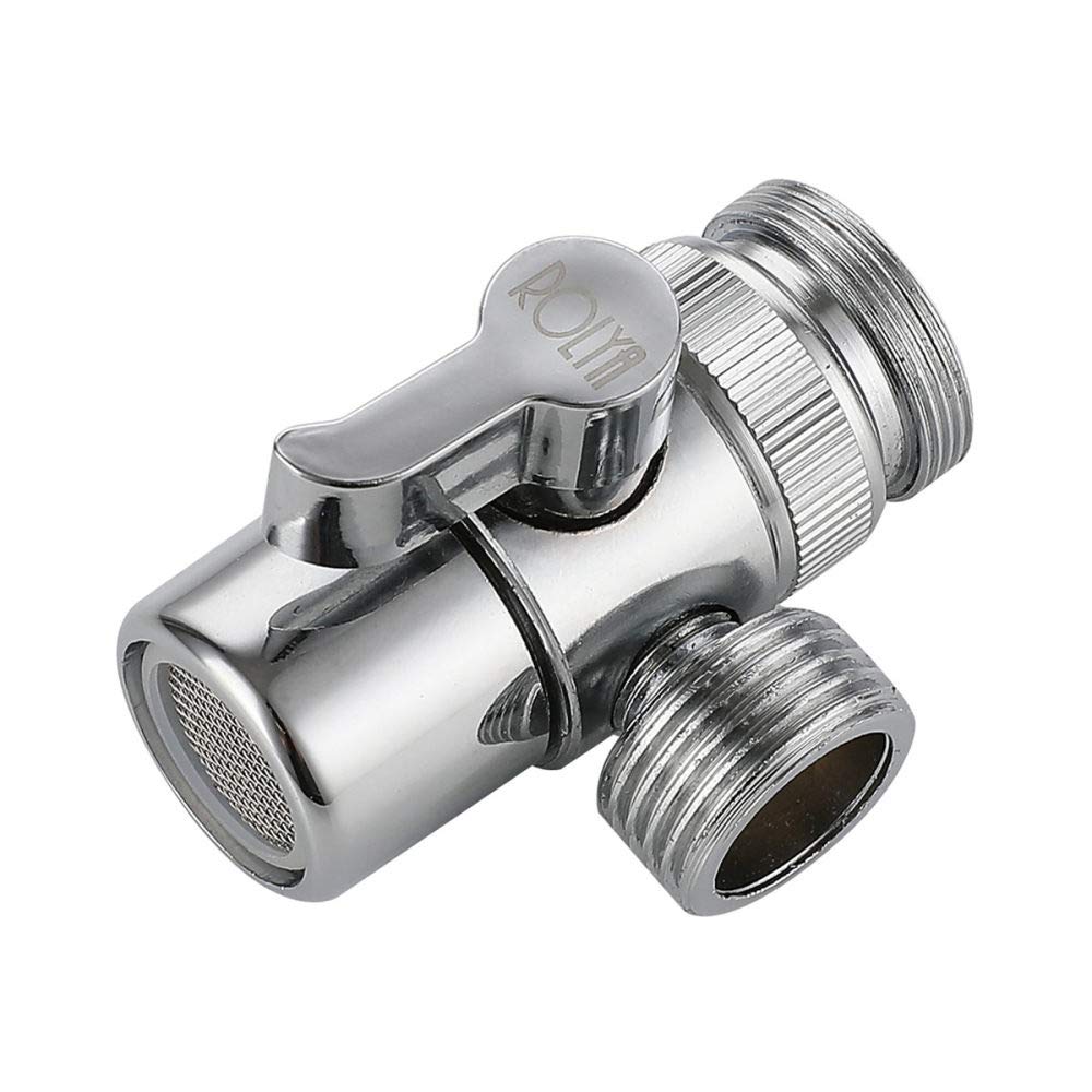 Robinet en Laiton Aérateur de soupape de divertisseur pour lavabo de Cuisine Tap de Salle de Bain Mélangeur de Douche de Salle de Bain Serme de Remplacement Pièce M22 X M24, Bundles A, comme illustré