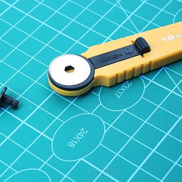 20 Pack 18mm Rotary Cutter Blades for Fabric Paper Quilting
