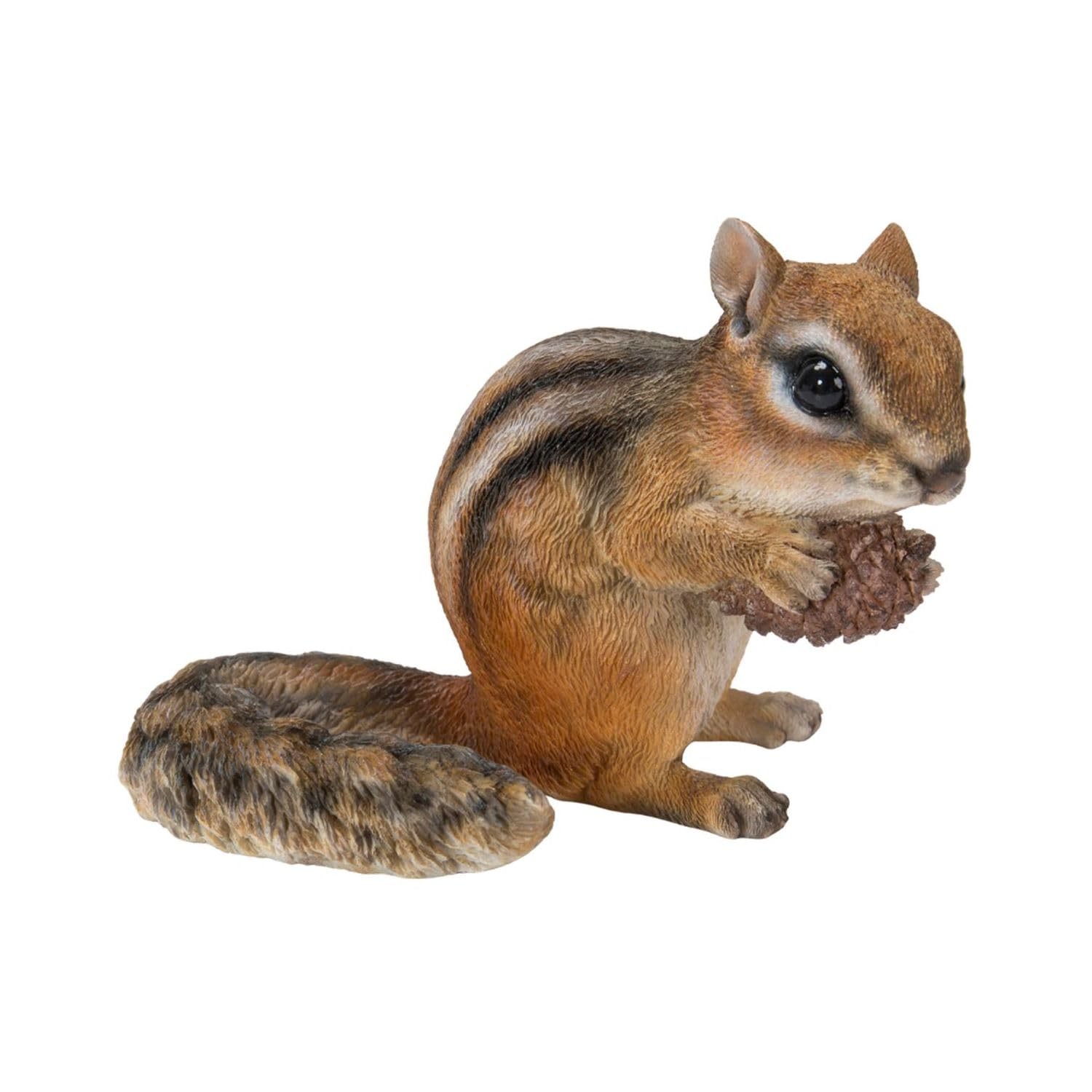 Amazon.co.jp: ウービア 松ぼっくりを持っている右向きシマリス 13.5