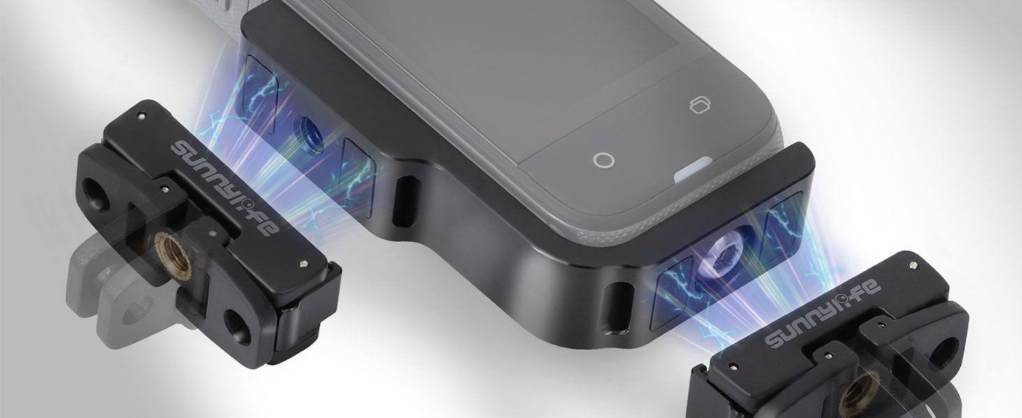 Insta360 X5 Multifunktions-Halterung - Leichter Aluminium Rahmen, Windgeschützt, Schnellwechsel